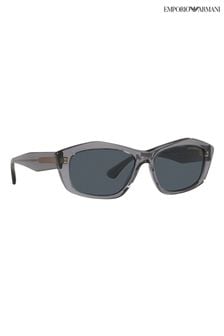 Emporio Armani Grey Acetate Sunglasses (905583) | €195