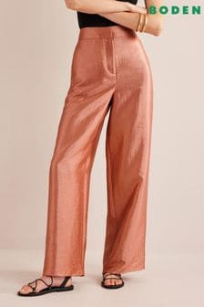 Boden Pink High Rise Palazzo Trousers (906169) | 410 zł