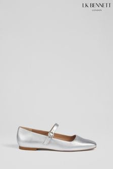כסף - נעלי בובה מעור דגם Willow של LK Bennett (906878) | ‏1,152 ‏₪