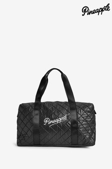 Pineapple Black Quilt Retro Bag
