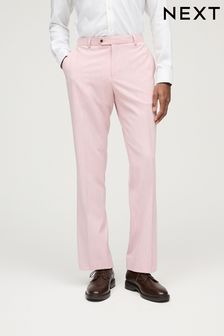 Pink Regular Fit Motionflex Stretch Suit: Trousers (907021) | SGD 71