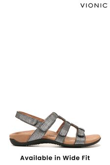 Metalic - Sandale cu model crocodil Vionic Amber (907054) | 477 LEI
