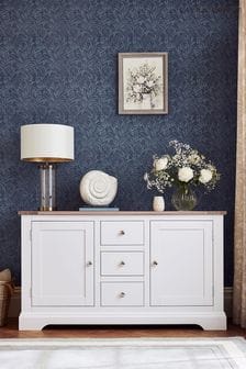 Laura Ashley White Dorset Two Doors Three Drawers Sideboard (907143) | €1,342