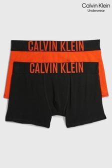 Calvin Klein Boys Orange Intense Power Trunks 2 Packs (907214) | ₪ 130