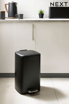 Black Soft Close Pedal Bin 20 Litre (907915) | €66