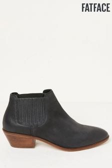 FatFace Black Ava Western Ankle Boots (908222) | ₪ 377