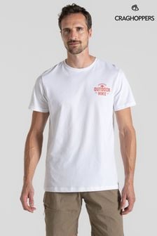Craghoppers White Lucent Short Sleeve T-Shirt (908626) | 223 SAR