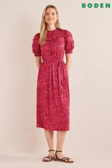 Boden Pink Yoke Detail Jersey Midi Dress (908799) | €68