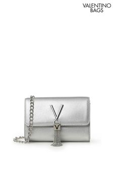 Valentino Bags Divina Chain Crossbody Tassel Bag