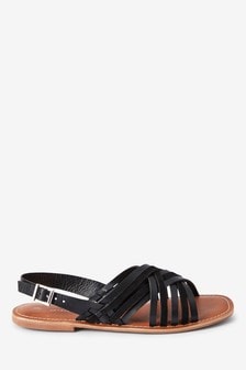 Black Regular/Wide Fit Forever Comfort™ Woven Slingback Sandals (909752) | €10
