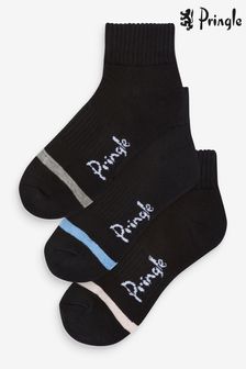 Pack de 3 calcetines tobilleros deportivos de Pringle (910057) | 20 €