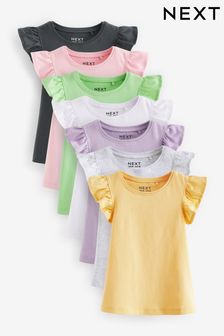 Multi Colour Basic Vests 7 Pack (3mths-7yrs) (910254) | 94 QAR - 134 QAR