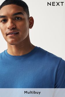 Blue Bright Regular Fit Essential Crew Neck T-Shirt (910258) | €11