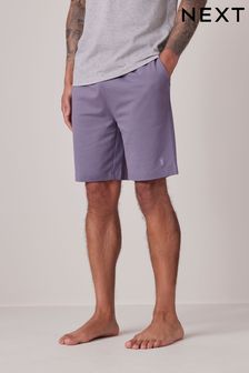 Lila vijolična - Standardni kroj - Lahke kratke hlače (910698) | €14