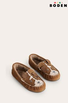 Boden Brown Suede Slippers (911139) | €15.50 - €20