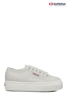 Superga Grey green 2790-Cotw Linea Up And Down Trainers (911144) | kr1,103