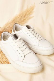 Apricot Leather Trainers