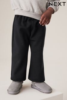 Black Cosy Fleece Lined Wide Trousers (3mths-7yrs) (911432) | $10 - $14