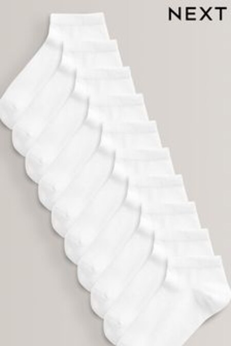 White 10 Pack Trainer Socks (911969) | TRY 230 - TRY 276