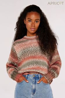 Apricot Pink Chunky Knit Multi Colour Jumper (912840) | $69