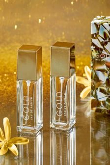Set of 2 Gold 10ml Eau de Parfum Perfume (912915) | €13