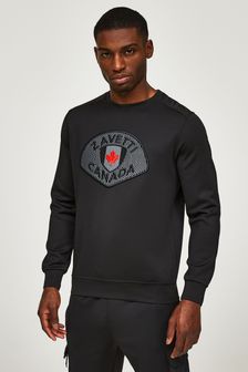 Zavetti Canada Levito Black Sweatshirt (913649) | SGD 97