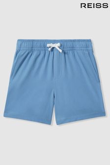 Albastru marin - Reiss Shore Plain Drawstring Waist Swim Shorts (914153) | 231 LEI
