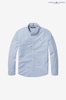 Chemise Oxford Tommy Hilfiger bleue stretch