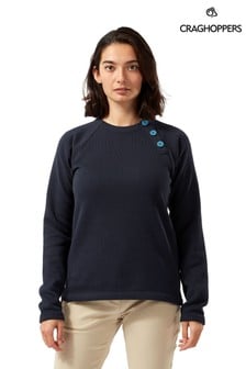 Suéter con cuello redondo en azul Neela de Craghoppers (916205) | 50 €