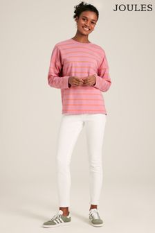 ורוד - חולצת ג'רזי עם שרוול ארוך דגם Ellie של Joules (916214) | ‏125 ‏₪