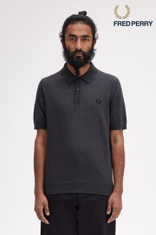 Men s Polo Shirts Fred Perry Grey Casual Tops Next Luxembourg
