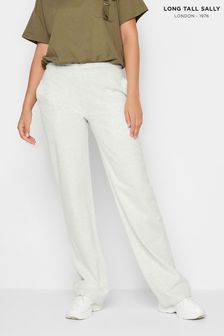 Long Tall Sally White Wide Leg Joggers (917020) | AED150