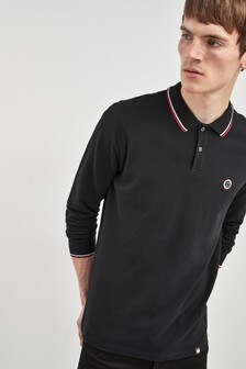 pretty green long sleeve polo