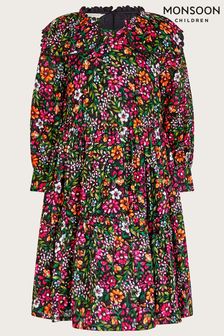 Czarna sukienka Monsoon Boutique Audrey z kwiatowym wzorem (917410) | 120 zł - 135 zł
