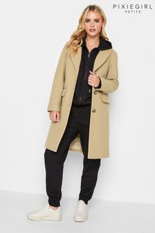 PixieGirl Petite Nude City Coat (917441) | $97