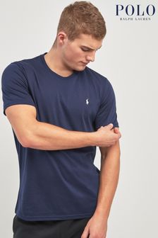 Marineblau - Polo Ralph Lauren T-Shirt mit Logo (917522) | 77 €