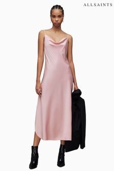 AllSaints Pink Hadley Dress (917601) | AED660