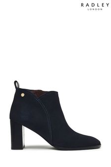 Radley London Blue Tulip Street Suede Curve Boots (917627) | kr1,934