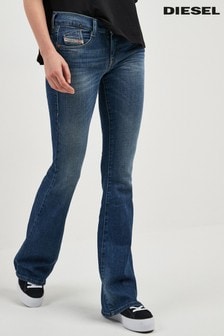 Denim, Mittelblau - Diesel D-Ebbey Bootcut-Jeans (918077) | 54 €