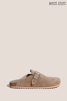 White Stuff Natural Slip On Suede Footbed Shoes (918521) | 90 €