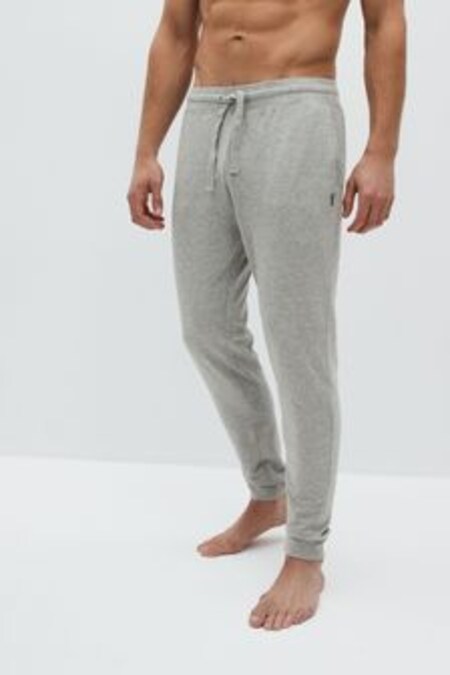 Grey Slim Cuffed Joggers Lightweight Loungewear (918884) | €19