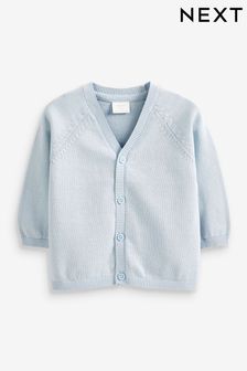 Pale Blue Baby Knitted Cardigans 2 Pack (0mths-3yrs) (919052) | $13 - $14
