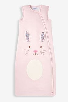 JoJo Maman Bébé Pink Bunny Appliqué 2.5 Tog Toddler Sleeping Bag (919370) | ￥5,990