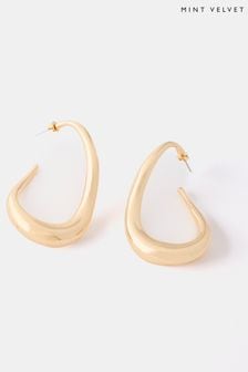 Mint Velvet Gold Tone Irregular Earrings (919392) | €46