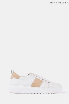 حذاء رياضي أبيض رقع من Mint Velvet (919397) | 660 د.إ