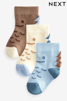 Baby Character Socks 3 Pack (0mths-2yrs)