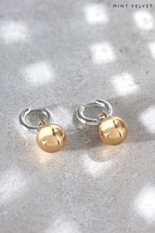 Mint Velvet Natural Mixed Sphere Hoop Earrings (919858) | kr460