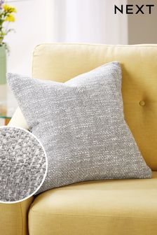Grey 50 x 50cm Ashton Chenille Cushion (920391) | SGD 27