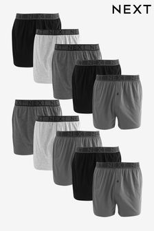 Grey 10 pack Boxers (921275) | kr596