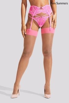 Ann Summers Pink Lace Top Stockings (922039) | $18